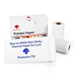 image-Phomemo three-proof thermal paper self-adhesive label 53mm paper is suitable for T02 home Bluetooth wrong title printer