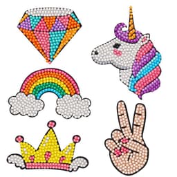 image-Douyin Rabbit Year Puzzle Sticker - DIY Crystal Diamond Fridge Decal - Cartoon Style