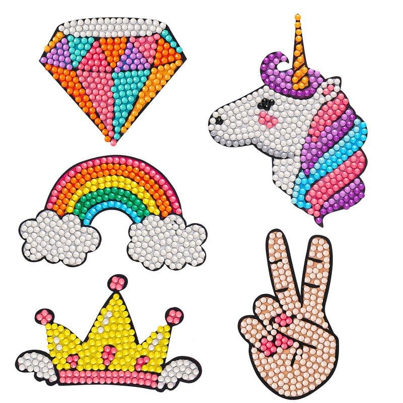 image-Douyin Rabbit Year Puzzle Sticker - DIY Crystal Diamond Fridge Decal - Cartoon Style