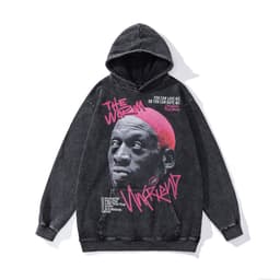 image-Cotton Fleece Hoodie - Kangaroo Pocket Loose Fit XXL