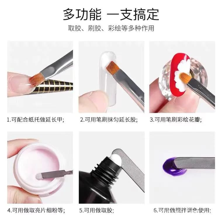 image-Lattice Spectrum UV Gel Pen - Silver Round Head