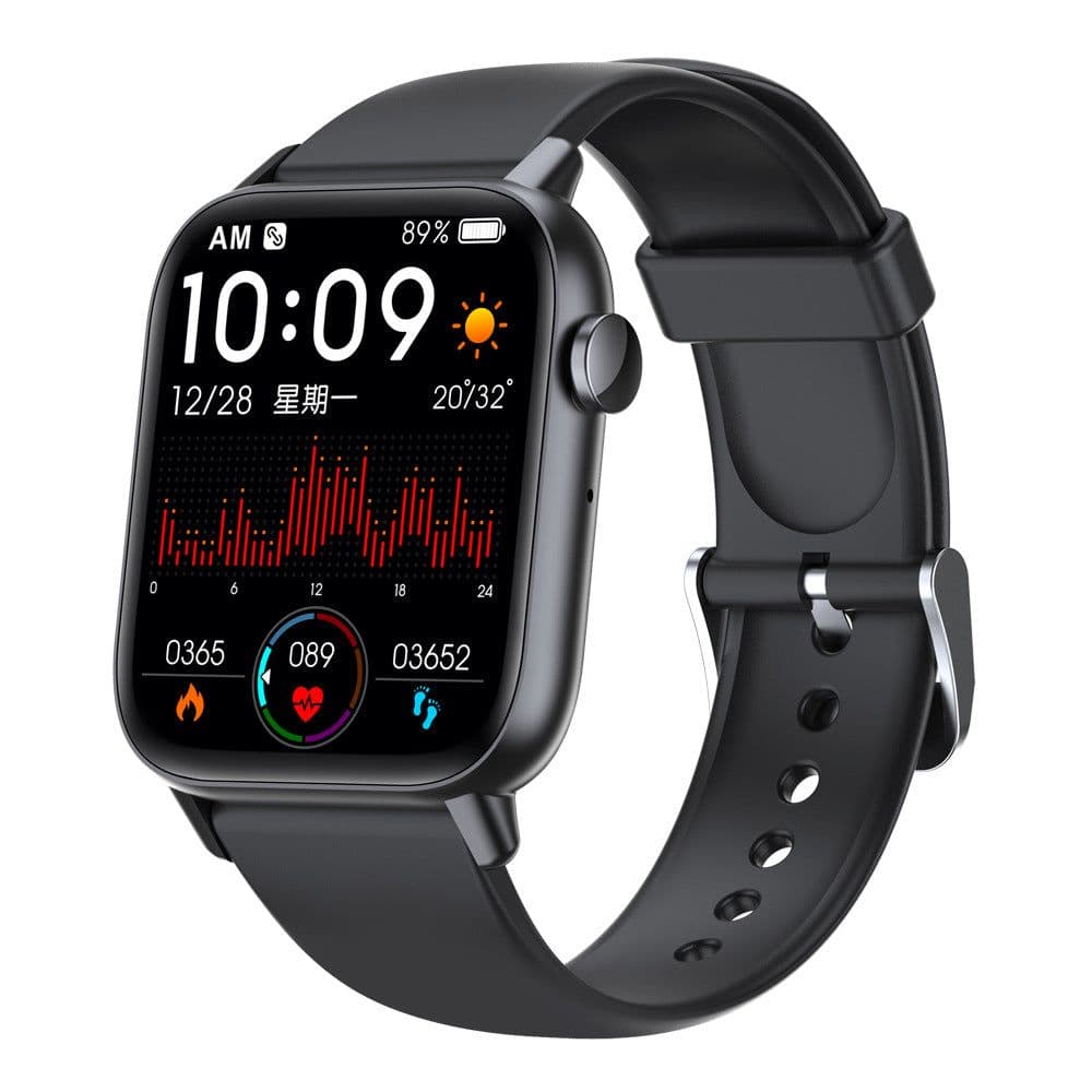 image-DOMI RTL8763E Smart Bluetooth Watch - Black Gold HD Call 300mAh