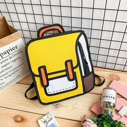 image-Backpack Lin Miaomiao Purple Korean 2D Comics 3D 2021 School Youth - Unisex