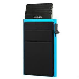 image-Men's Aluminum RFID Card Holder - 2023 Innovative Design