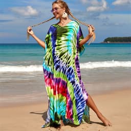 image-LH621 European and American beach blouse cotton skirt