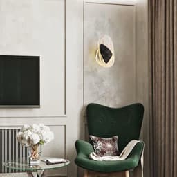 image-Wall Lamp Modern Minimalist - Gold Acrylic 20cm