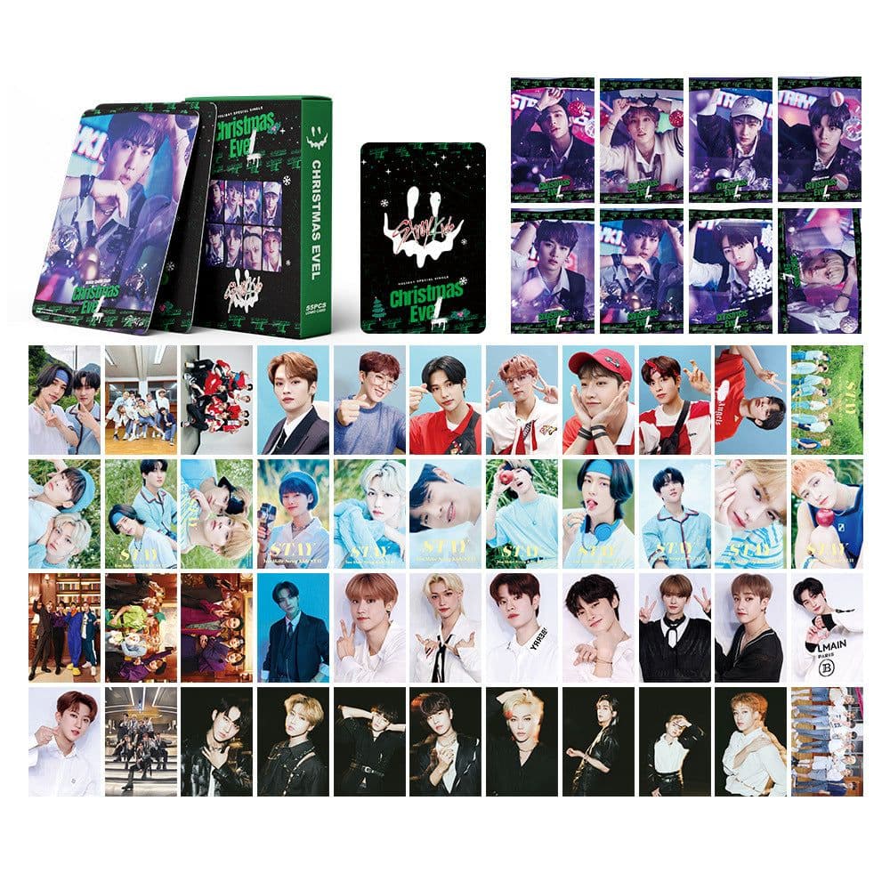 image-SK Stray Kids Album Cards - Bang Chan, Lee Know, Hyunjin