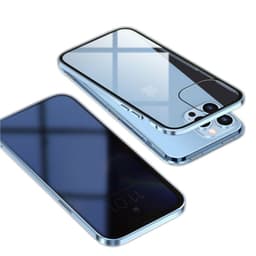 image-Suitable for iPhone14 mobile phone case Magneto Apple HD / anti-peep double-sided glass metal magnetic suction protective cover