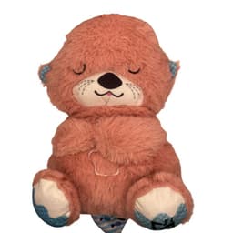 image-Breathing Bear Otter Plush Toy - 32cm Soothing