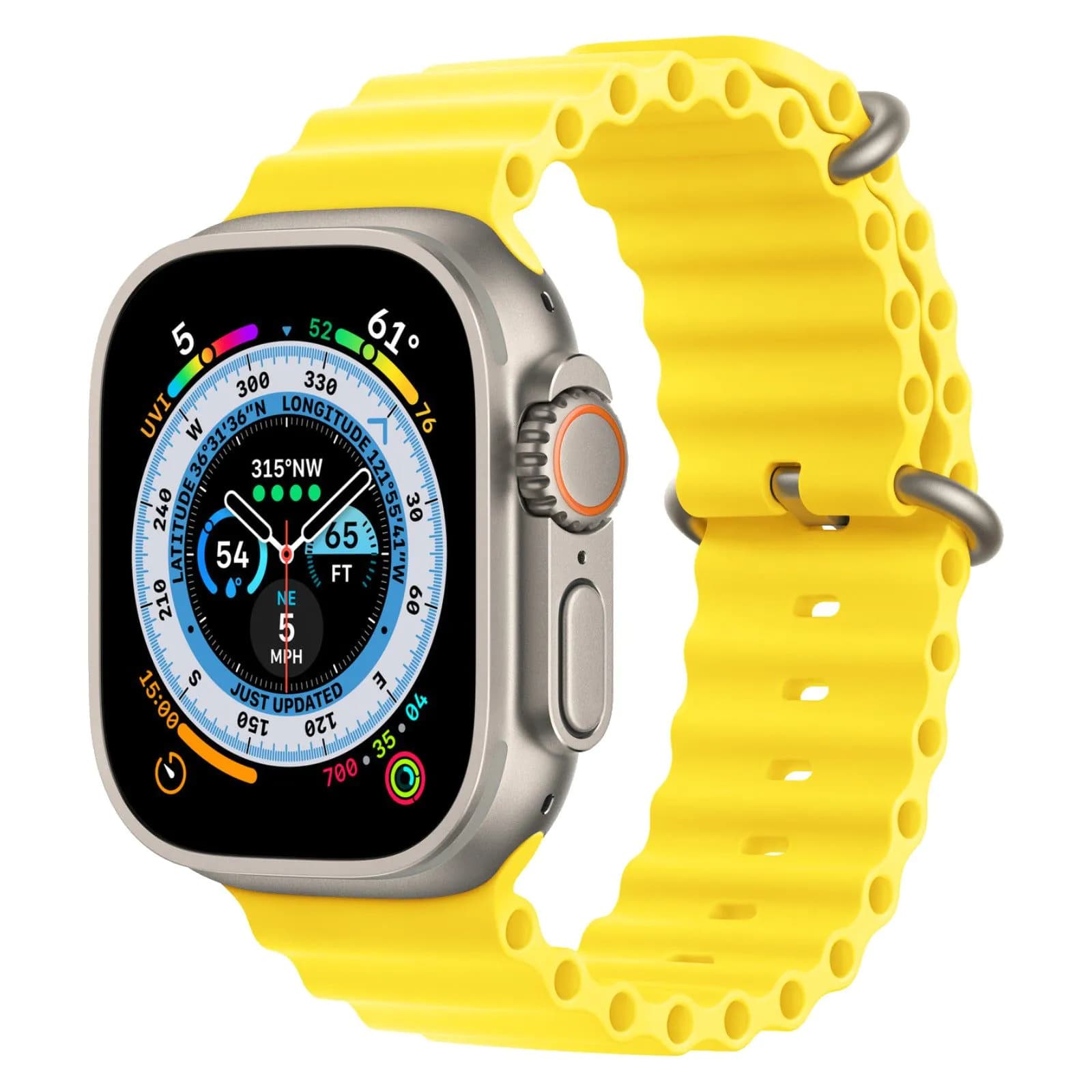 image-Apple Watch Marine Silicone Strap Universal Compatible