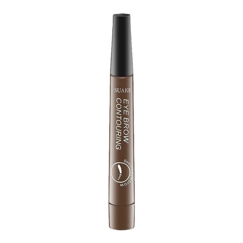image-Suave Four-Pronged Waterproof Eyebrow Pencil - Multicolor
