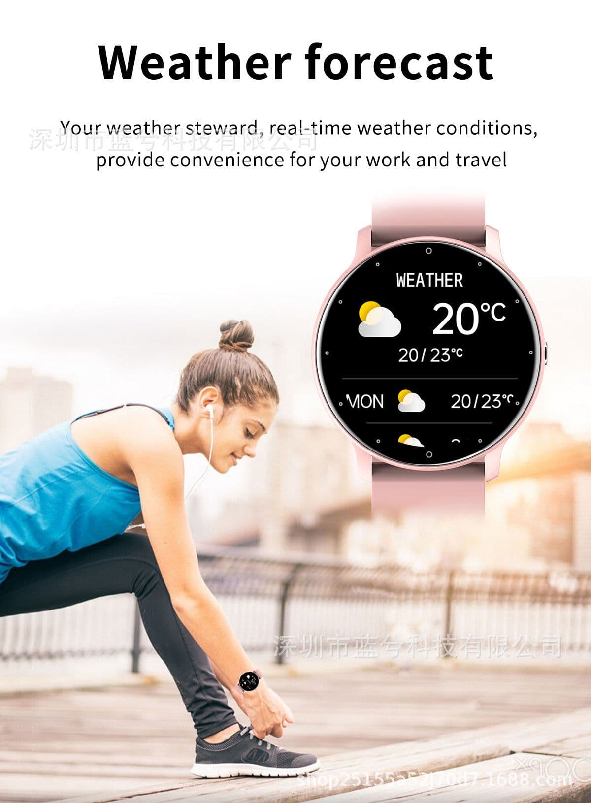 image-lormocat ZL02D Smart Watch - Yellow Heart Rate Blood Oxygen Monitor 1.28" IPS Screen