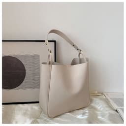 image-Korean Tote Bag - Large Capacity Retro Women's Shoulder Bag