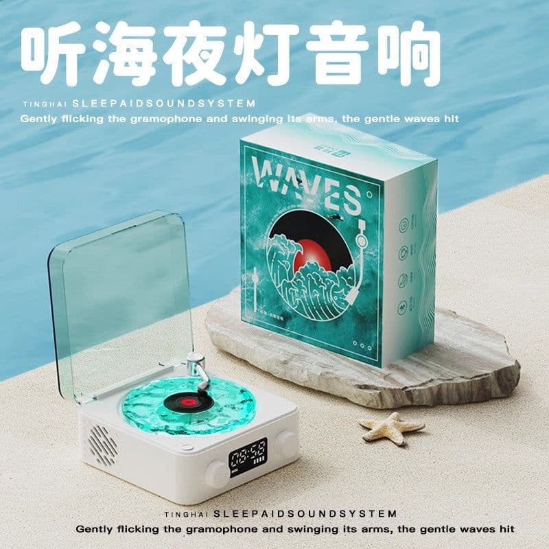 image-noise wireless bluetooth speaker with light clock