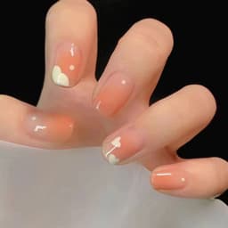 image-New spring and summer best-selling ice-through flowers, love, high-end sense, sweet, cool, gentle and cute, fresh and white, factory direct sales