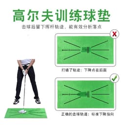 image-Golf Practice Mat Hitting Pad Putter Training