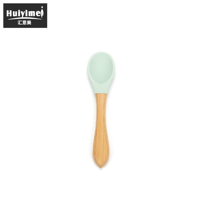 image-Leida Silicone Baby Bowl Set - Purple Anti-Fall Spoon Included