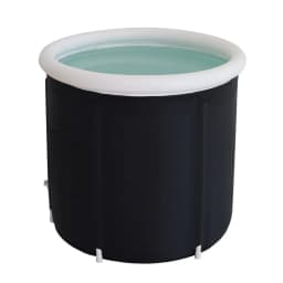 image-Black Folding Bath Barrel 75x75cm Adult