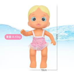 image-Beach Swimming Pool Interactive Electric Doll for Kids, Summer Water Toy