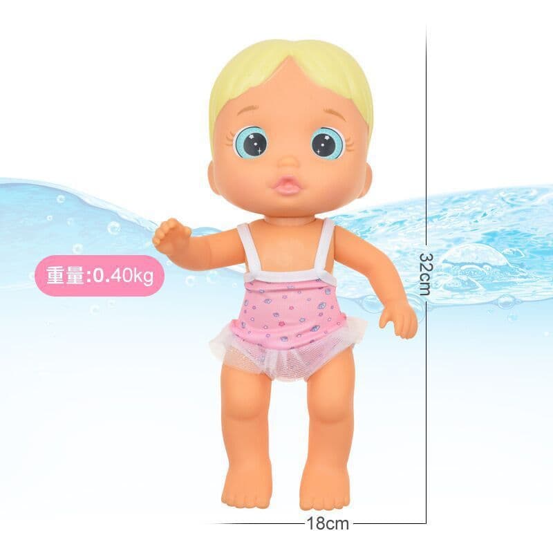 image-Spot cross-border new children's beach swimming pool swimming doll summer interactive electric doll water