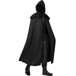 image-Man Yi Shang Gothic Hooded Cloak - Blue 5XL