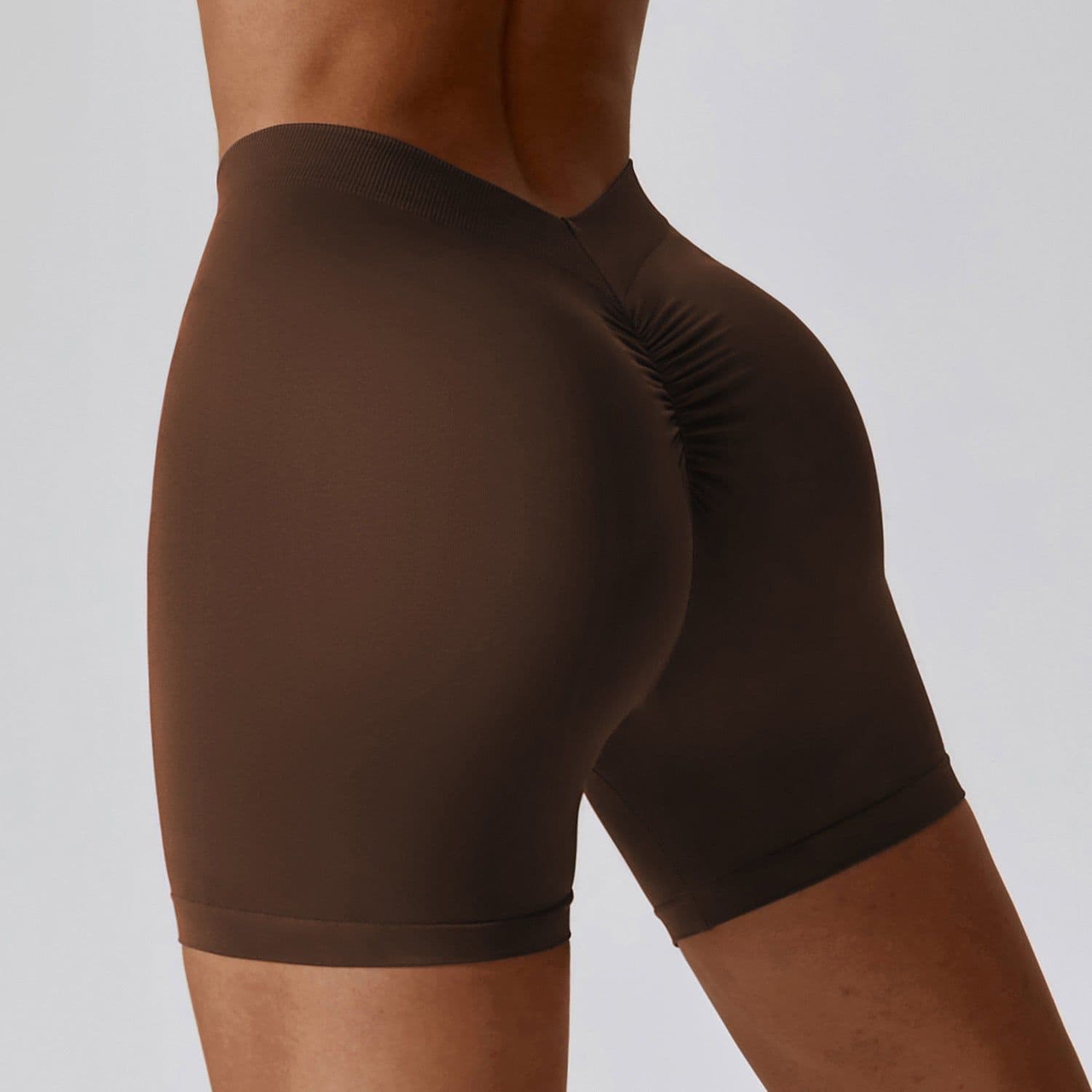 image-Zechuang Seamless Yoga Shorts Women - Night Sky Blue L