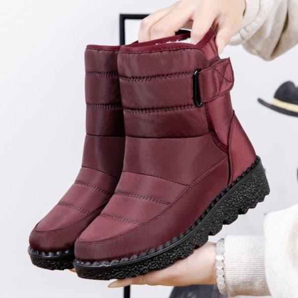 image-Saiqilong Women's Snow Boots - Waterproof High Top