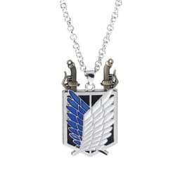image-Wings of Freedom Attack on Titan Survey Corps Keychain Pendant Necklace