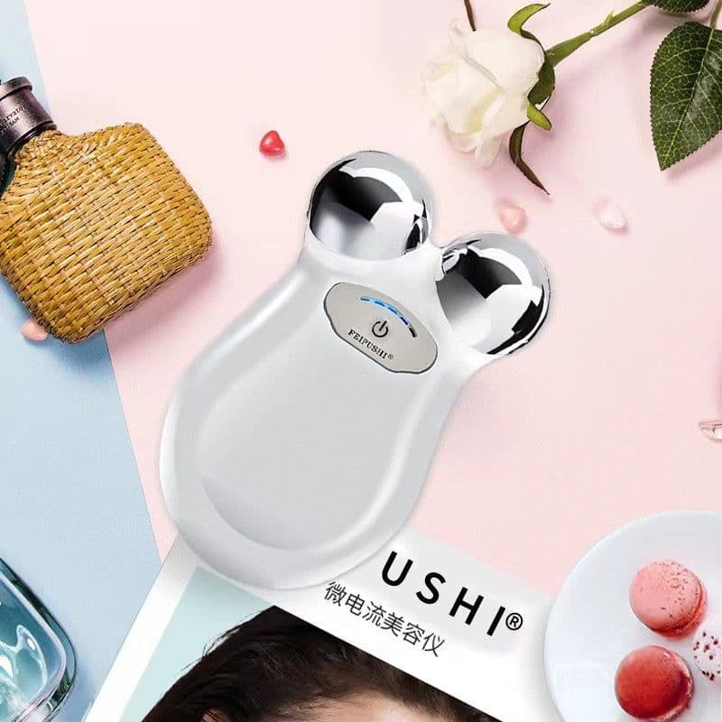 image-Microcurrent Beauty Roller - Green, 500-800mAh Radio Frequency Lift