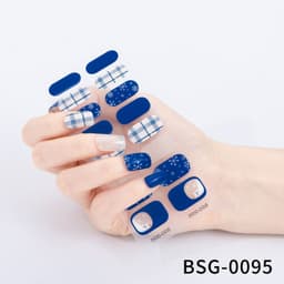 image-Gel Nail Stickers - Star Pattern Princess Series