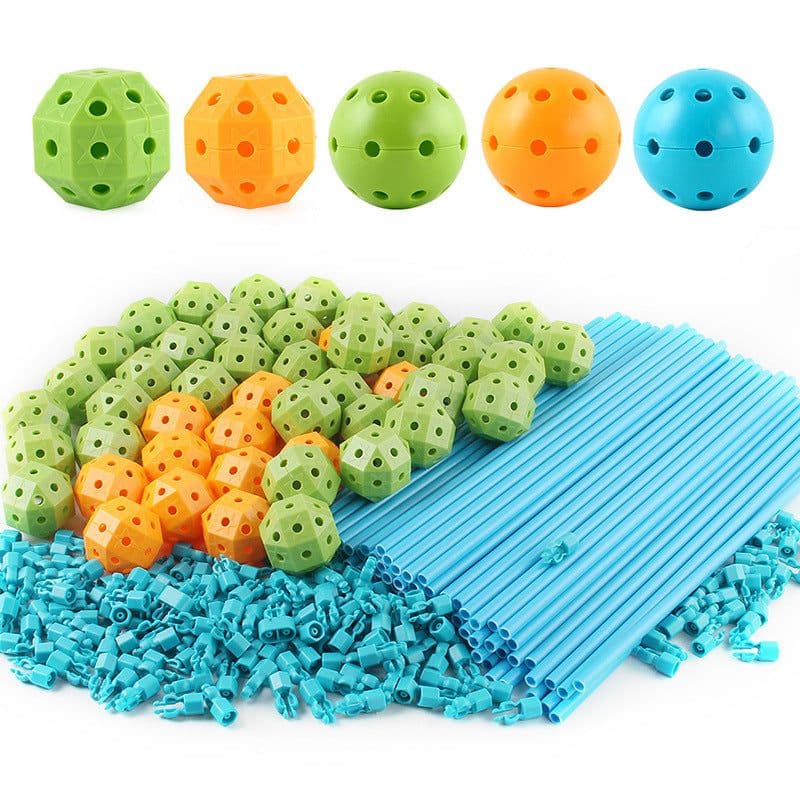 image-Cheng Ke Kids Tent Castle 132PC DIY Beads