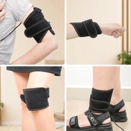 image-He Zhida HG06 Cervical Spine Massager - Infrared Neck Relief, 63*9cm, USB, Red Light Therapy