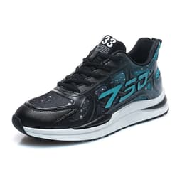image-Men's Sports Casual Shoes Size 46 Black Breathable