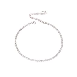 image-Rhinestone Clavicle Necklace - Gold Light Luxury