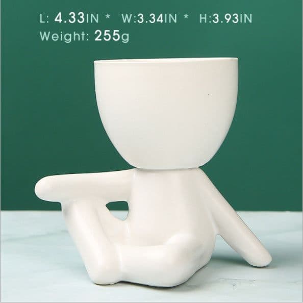 image-Sanwuxuan Nordic Ceramic Succulent Pot