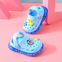 image-Baby Sandals - Grey Cartoon EVA Unisex 4-6Y
