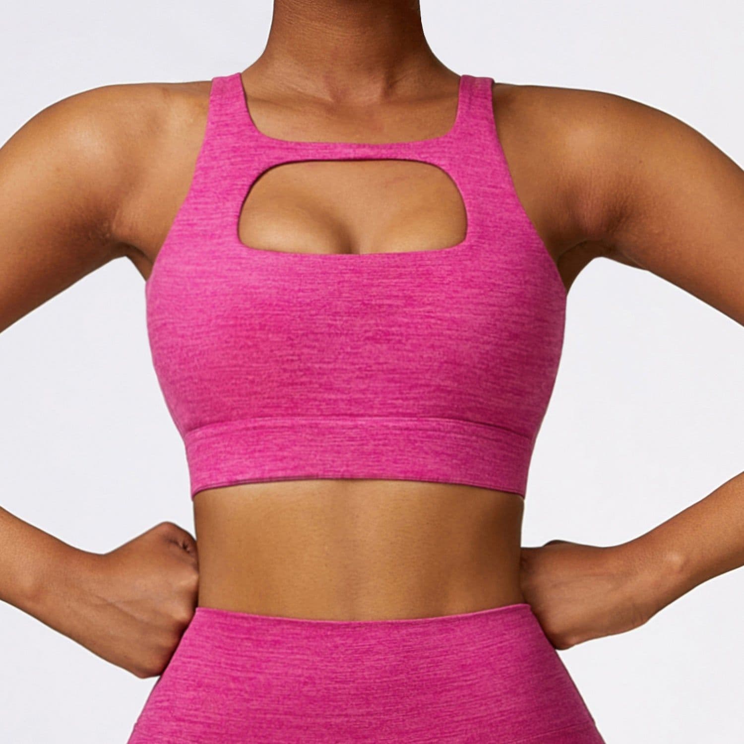 image-Zechuang Sports Bra - Iced Coffee Cationic Brushed