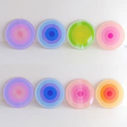 image-Simple Acrylic Coaster - Heat Insulation
