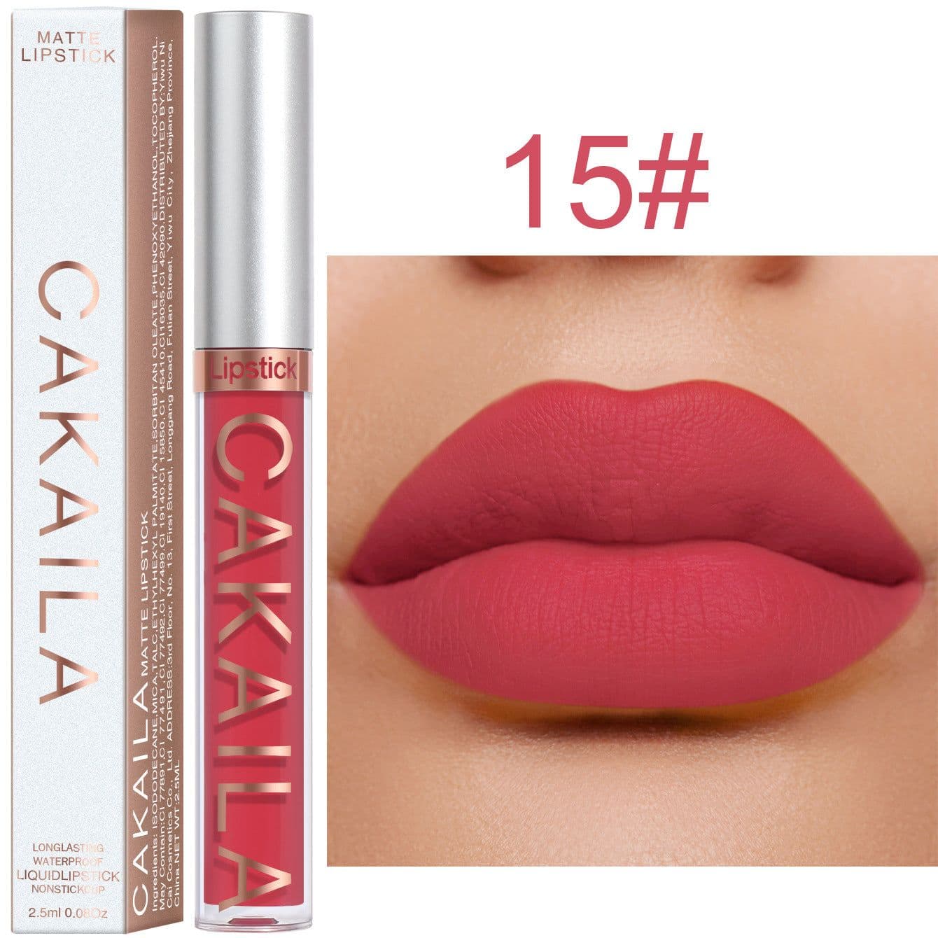 image-CAKAILA 18-Color Waterproof Lip Gloss