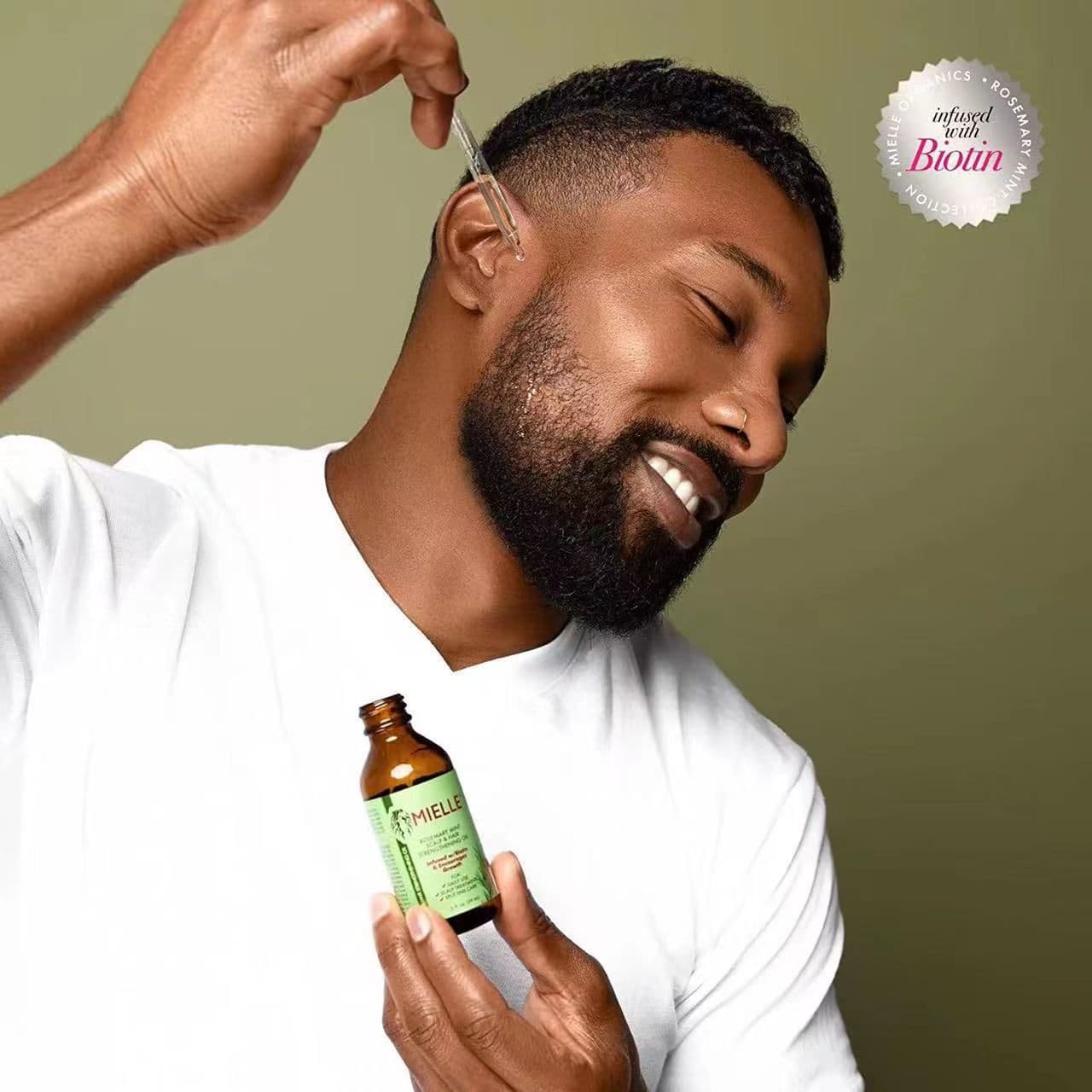 image-Mielle Rosemary Mint Strengthening Hair Oil 59ml
