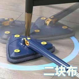 image-Spin Mop with 360° Rotating Head - Stainless Steel