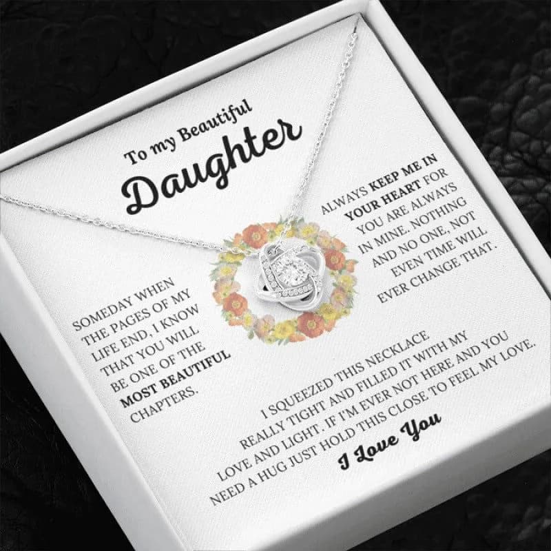 image-Four-leaf Clover Necklace Pendant - Eternal Beloved Gift Box - Alloy - 2022 Fall