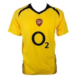image-Arsenal Retro Football Jersey - Henry 14 Bergkamp 10