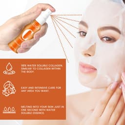 image-EELHOE Collagen Anti-aging Mask Spray, 5pcs + 50ml, Universal Skin