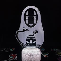image-3D Night Light USB Touch Remote Control LED Lamp Bedside Gift - Colorful