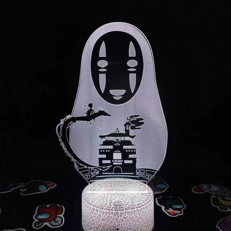image-3D Night Light USB Touch Remote Control LED Lamp Bedside Gift - Colorful