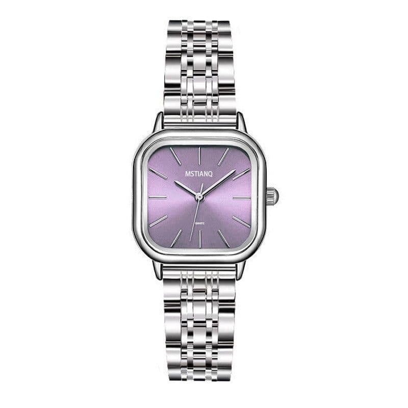 image-Women's Fashion Watch - Versatile Steel Belt Quartz Simple Design