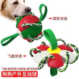 image-Dog Frisbee Toy - Interactive Outdoor Training