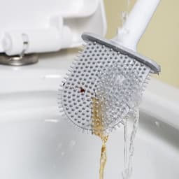 image-Petite Silicone Toilet Brush - PP+TPR - Decorative Cleaning Brush