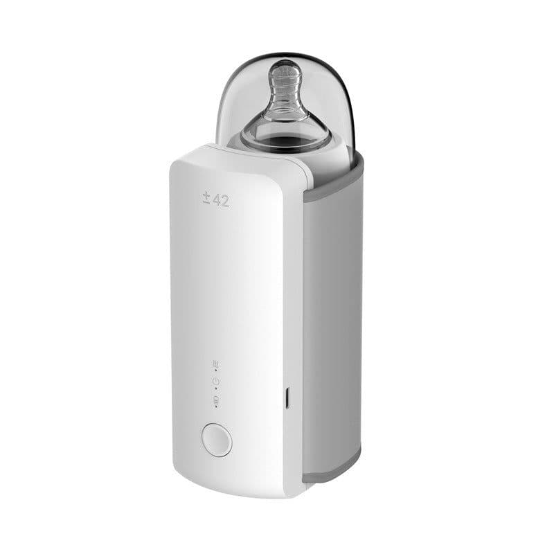 image-Xiyue Portable USB Wireless Milk Bottle Heater - Grey, 001 Series